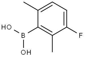 (3-Fluoro-2,6-dimethylphenyl)boronic acid Structure