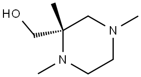 (2S)-1,2,4-trimethylpiperazin-2-yl]methanol Struktur