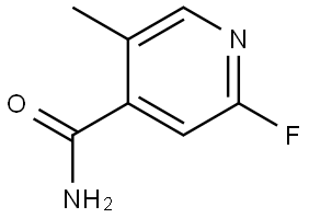 2-Fluoro-5-methyl-isonicotinamide Struktur