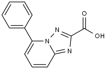 [1,2,4]Triazolo[1,5-a]pyridine-2-carboxylic acid, 5-phenyl- Struktur