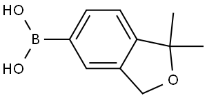 (1,1-Dimethyl-1,3-dihydroisobenzofuran-5-yl)boronic acid Struktur