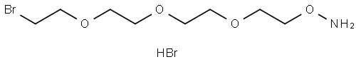 Aminooxy-PEG3-bromide (hydrobromide) Struktur