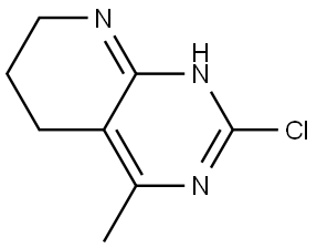 2-Chloro-4-methyl-5,6,7,8-tetrahydropyrido[2,3-d]pyrimidine Struktur