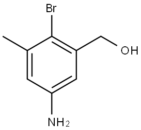 (5-Amino-2-bromo-3-methylphenyl)methanol Struktur