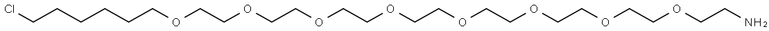 NH2-PEG8-C6-Cl Struktur