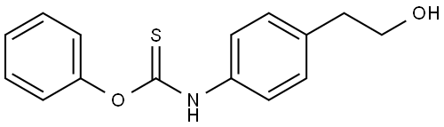 Carbamothioic acid, [4-(2-hydroxyethyl)phenyl]-, O-phenyl ester (9CI) Struktur