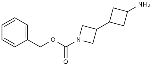 benzyl 3-(3-aminocyclobutyl)azetidine-1-carboxylate Struktur