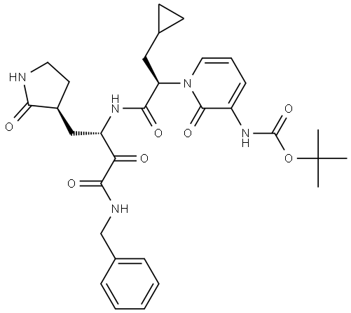 SARS-CoV-2 Mpro-IN-3 Struktur