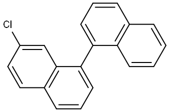 7-chloro-1,1'-binaphthalen Struktur