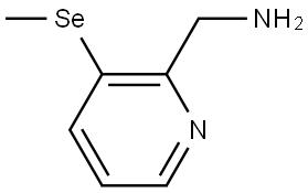 (3-(Methylselanyl)pyridin-2-yl)methanamine Struktur