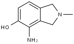 1H-Isoindol-5-ol, 4-amino-2,3-dihydro-2-methyl- Struktur