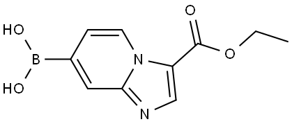 (3-(Ethoxycarbonyl)imidazo[1,2-a]pyridin-7-yl)boronic acid Struktur