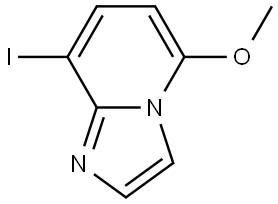 Imidazo[1,2-a]pyridine, 8-iodo-5-methoxy- Struktur