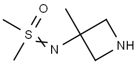 3-Azetidinamine, N-(dimethyloxido-λ4-sulfanylidene)-3-methyl- Struktur