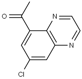 Ethanone, 1-(7-chloro-5-quinoxalinyl)- Struktur