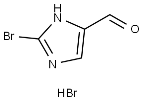 1H-Imidazole-5-carboxaldehyde, 2-bromo-, hydrobromide (1:1) Struktur