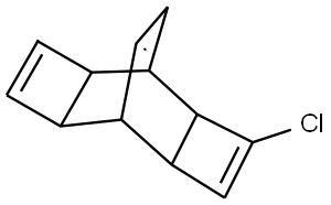 3-CHLOROTETRACYCLO[4.4.2.0(2,5).0(7,10)]DODECA-3,8,11-TRIENE Struktur