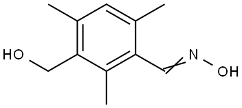 3-HYDROXYMETHYL-2,4,6-TRIMETHYL-BENZALDEHYDE OXIME Struktur