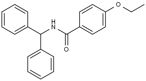 N-BENZHYDRYL-4-ETHOXYBENZAMIDE Struktur