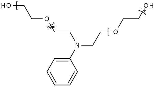 Poly(oxy-1,2-ethanediyl), .alpha.,.alpha.-(phenylimino)di-2,1-ethanediylbis.omega.-hydroxy- Struktur