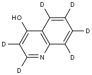 quinolin-d6-4-ol Struktur