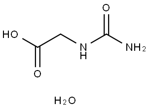 ((AMINOCARBONYL)AMINO)ACETIC ACID HYDRATE Struktur