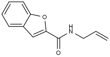 N-ALLYL-1-BENZOFURAN-2-CARBOXAMIDE Struktur