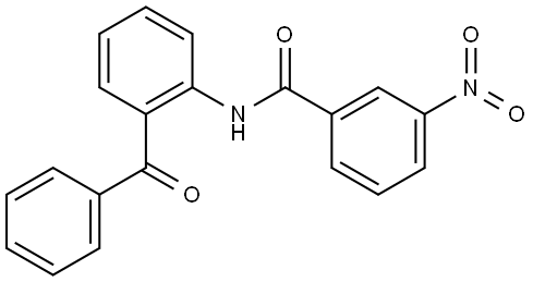 N-(2-BENZOYLPHENYL)-3-NITROBENZAMIDE Struktur