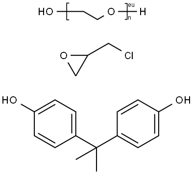 POLYETHYLENEGLYCOL BISPHENOL A EPICHLOROHYDRIN COPOLYMER 15,000-20,000 DA Struktur