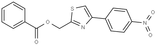 2-Thiazolemethanol, 4-(4-nitrophenyl)-, 2-benzoate