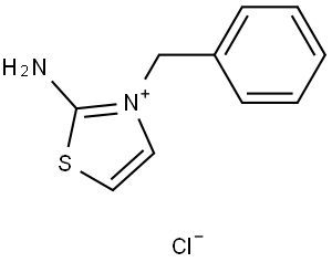 2-AMINO-3-BENZYL-THIAZOL-3-IUM, CHLORIDE Struktur