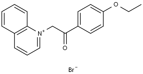 1-(2-(4-ETHOXYPHENYL)-2-OXOETHYL)QUINOLINIUM BROMIDE Struktur