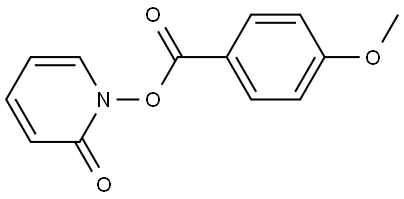 1-[(4-METHOXYBENZOYL)OXY]-2(1H)-PYRIDINONE Struktur