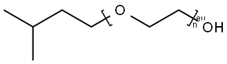 Poly(oxy-1,2-ethanediyl), .alpha.-(3-methylbutyl)-.omega.-hydroxy- Struktur