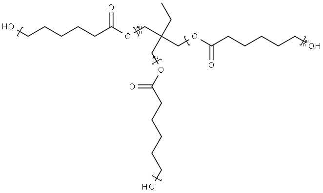 POLYCAPROLACTONE TRIOL Struktur