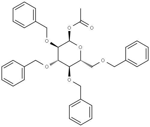 α-D-Glucopyranose, 2,3,4,6-tetrakis-O-(phenylmethyl)-, 6-acetate