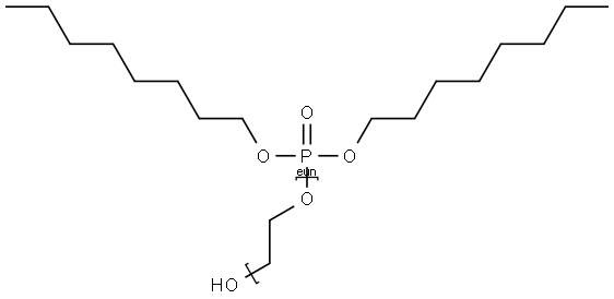 POLY(OXY-1,2-ETHANEDIYL),ALPHA-(BIS(OCTYLOXY)PHOSPHINYL)-OMEGA-HYDROXY- Struktur