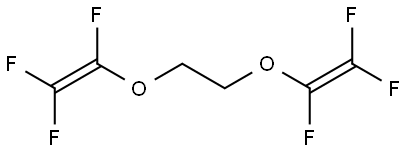 Ethene, 1,1'-[1,2-ethanediylbis(oxy)]bis[1,2,2-trifluoro- (9CI) Struktur