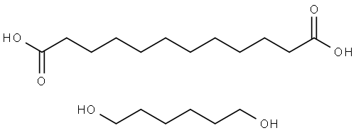 1,12-Dodecanedioic acid, polymer with 1,6-hexanediol Structure