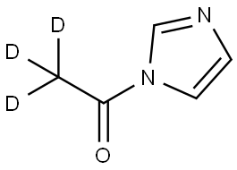 1-(1H-imidazol-1-yl)ethan-1-one-2,2,2-d3 Struktur