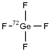 Tetrafluorogermane-72Ge Struktur