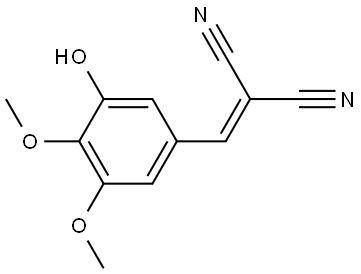 2-(3-HYDROXY-4,5-DIMETHOXY-BENZYLIDENE)-MALONONITRILE Struktur