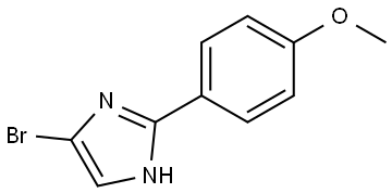 4-bromo-2-(4-methoxyphenyl)-1H-imidazole Struktur