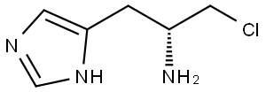 (R)-1-chloro-3-(1H-imidazol-4-yl)propan-2-amine Struktur