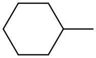 Cyclohexane, methyl-, radical ion(1+) Struktur