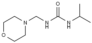 N-isopropyl-N'-(4-morpholinylmethyl)urea Struktur