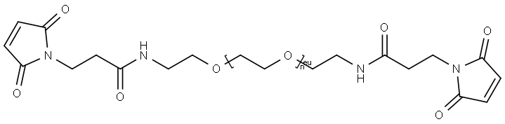 Bis-MAL-dPEG(R)11 Struktur