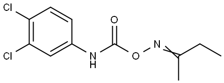 1,2-DICHLORO-4-(((((1-METHYLPROPYLIDENE)AMINO)OXY)CARBONYL)AMINO)BENZENE Structure