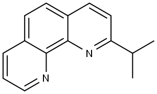 2-isopropyl-1,10-phenanthroline Struktur