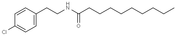 N-(2-(4-CHLOROPHENYL)ETHYL)DECANAMIDE Struktur